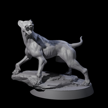 Barking Dog Miniature for Dungeons and Dragons, Pathfinder or other TTRPGs