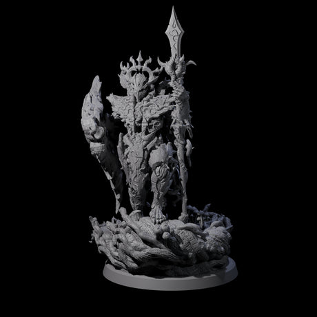 Barky Briar Knight A Miniature for Dungeons and Dragons, Pathfinder or other TTRPGs