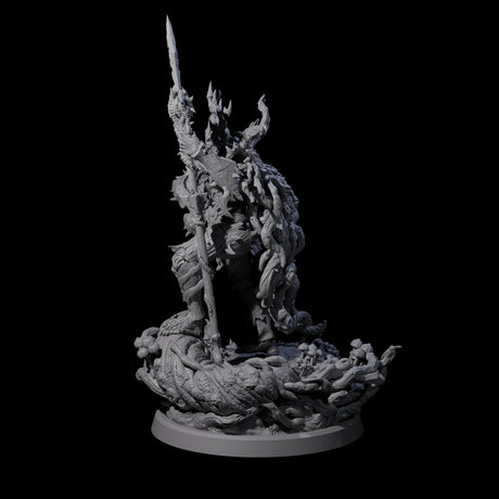 Barky Briar Knight A Miniature for Dungeons and Dragons, Pathfinder or other TTRPGs
