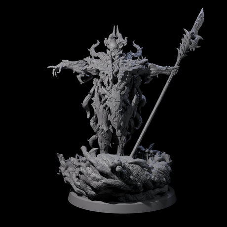 Barky Briar Knight B Miniature for Dungeons and Dragons, Pathfinder or other TTRPGs