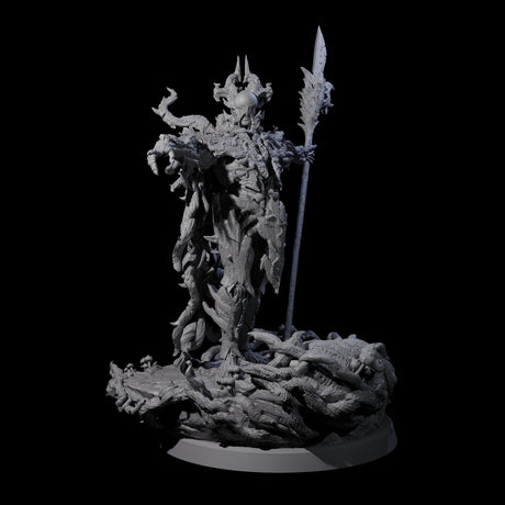 Barky Briar Knight B Miniature for Dungeons and Dragons, Pathfinder or other TTRPGs