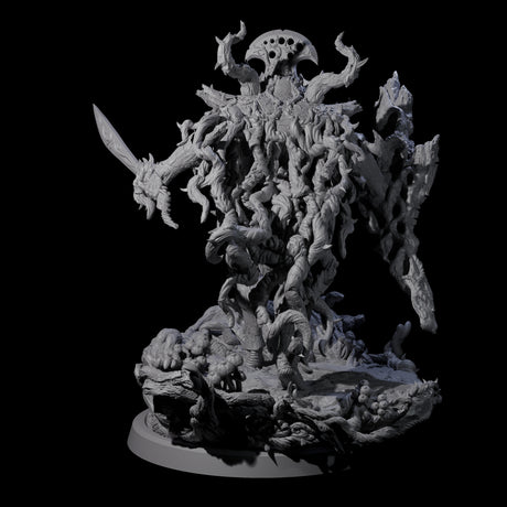Barky Briar Knight C Miniature for Dungeons and Dragons, Pathfinder or other TTRPGs