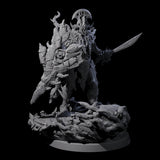 Barky Briar Knight C Miniature for Dungeons and Dragons, Pathfinder or other TTRPGs