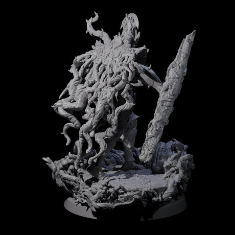 Barky Briar Knight C Miniature for Dungeons and Dragons, Pathfinder or other TTRPGs