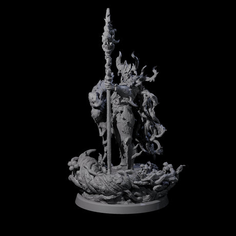 Barky Briar Knight D Miniature for Dungeons and Dragons, Pathfinder or other TTRPGs