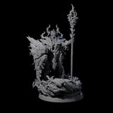 Barky Briar Knight D Miniature for Dungeons and Dragons, Pathfinder or other TTRPGs