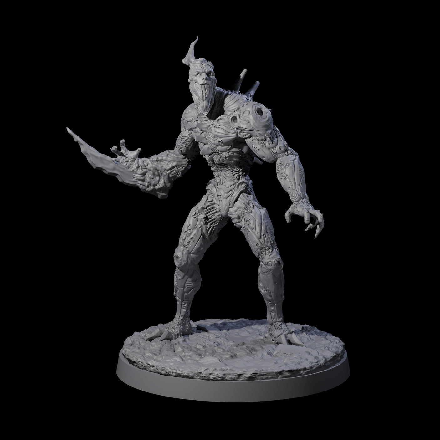Barky Hive Guardian A Miniature for Dungeons and Dragons, Pathfinder or other TTRPGs