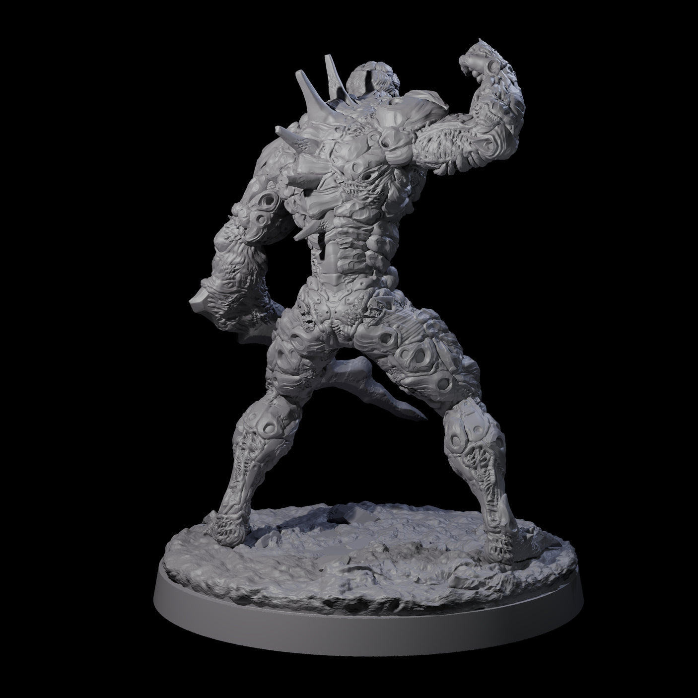 Barky Hive Guardian B Miniature for Dungeons and Dragons, Pathfinder or other TTRPGs