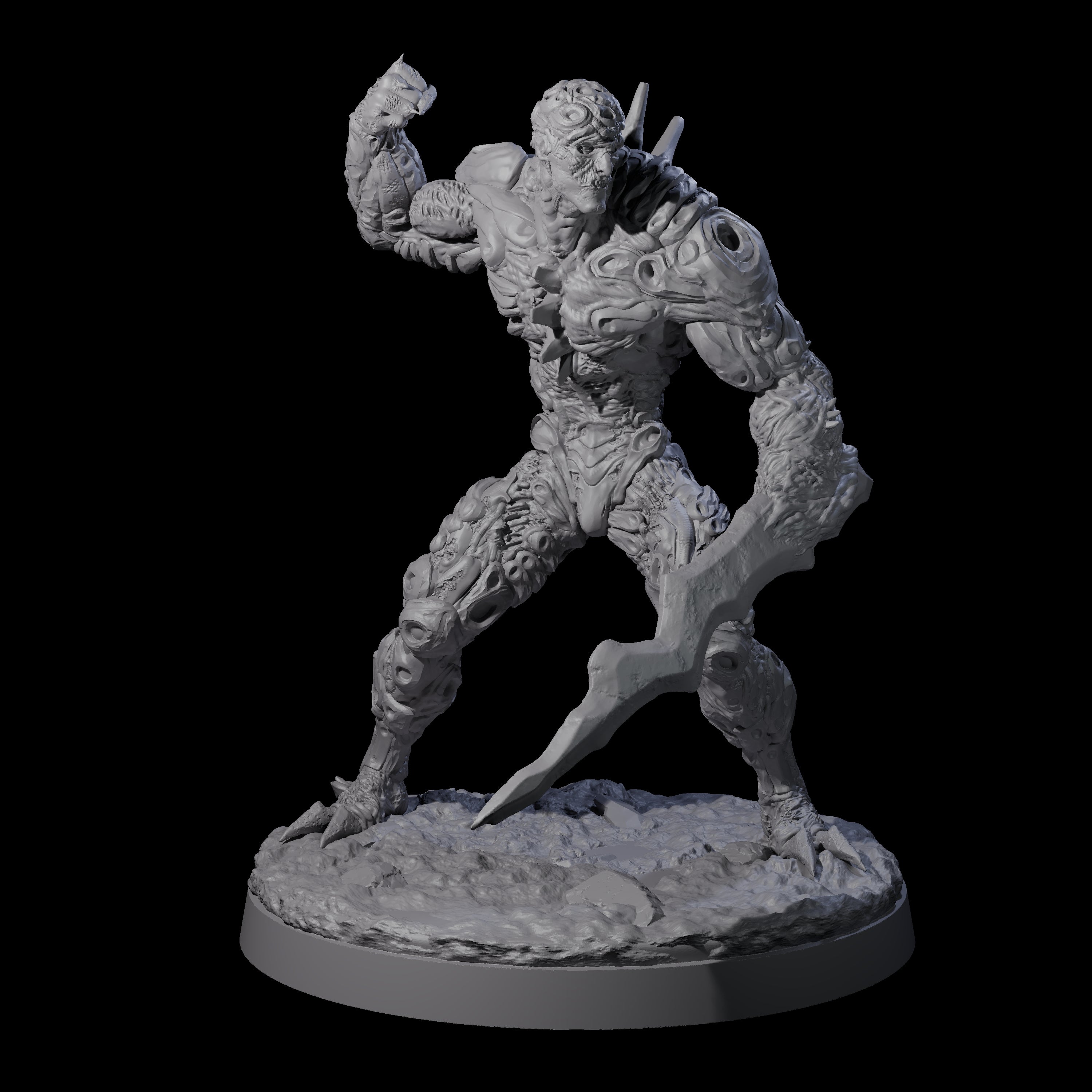Barky Hive Guardian B Miniature for Dungeons and Dragons, Pathfinder or other TTRPGs