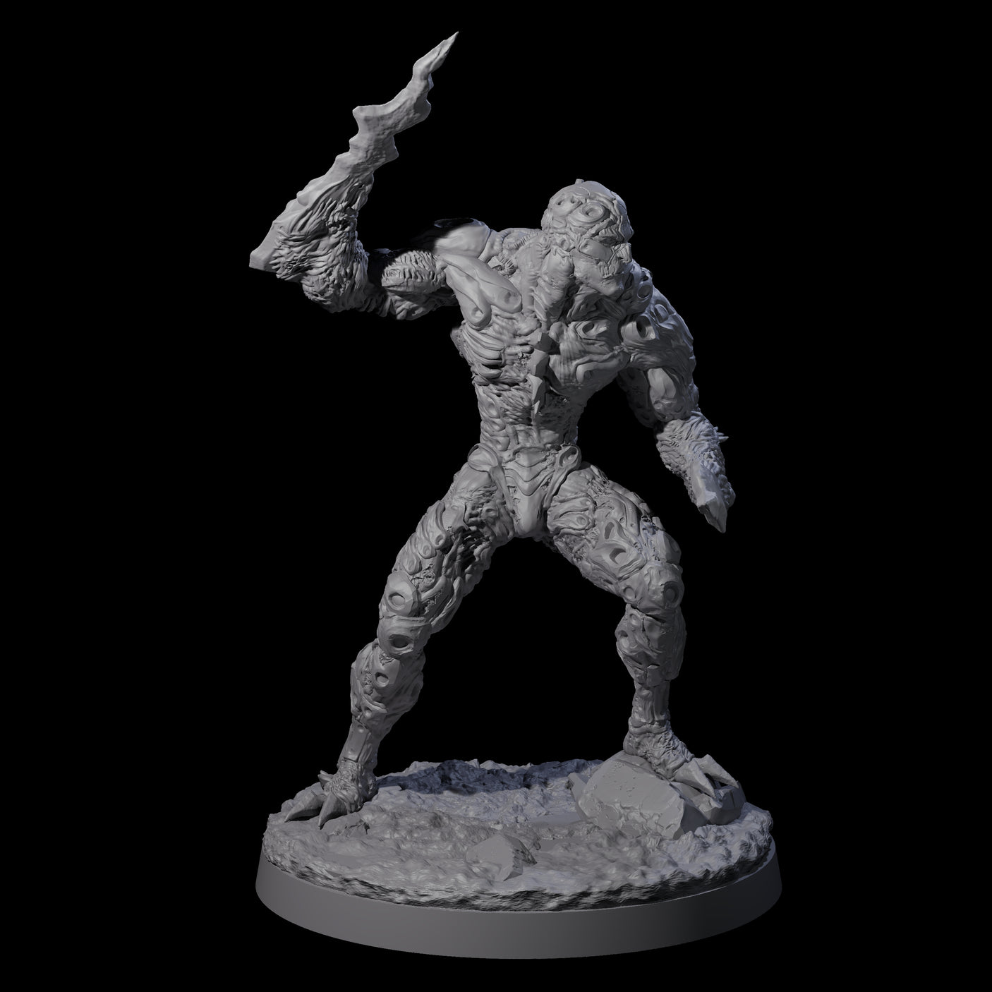 Barky Hive Guardian C Miniature for Dungeons and Dragons, Pathfinder or other TTRPGs