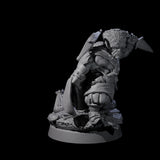Barovian Dwarf Hunter Miniature for Dungeons and Dragons, Pathfinder or other TTRPGs