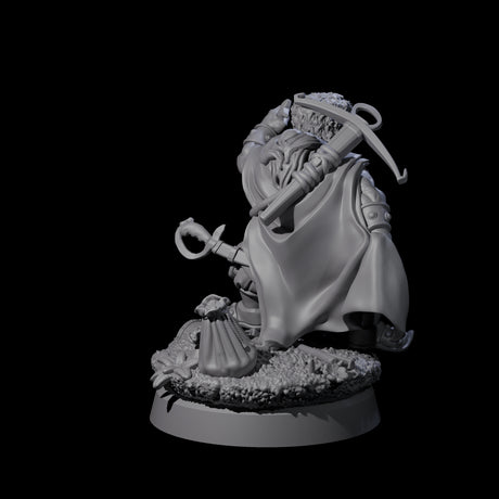 Barovian Dwarf Hunter Miniature for Dungeons and Dragons, Pathfinder or other TTRPGs