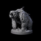 Battle Hardened Dire Bear A Miniature for Dungeons and Dragons, Pathfinder or other TTRPGs