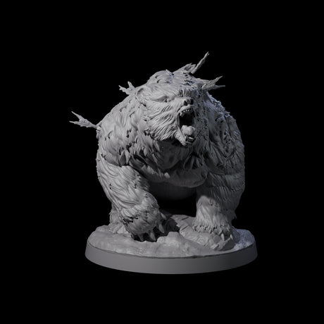 Battle Hardened Dire Bear A Miniature for Dungeons and Dragons, Pathfinder or other TTRPGs