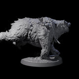 Battle Hardened Dire Bear B Miniature for Dungeons and Dragons, Pathfinder or other TTRPGs