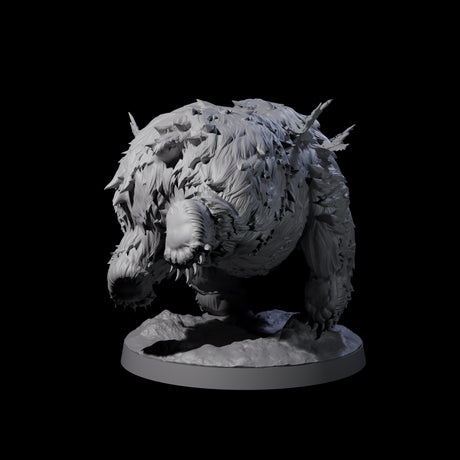 Battle Hardened Dire Bear B Miniature for Dungeons and Dragons, Pathfinder or other TTRPGs