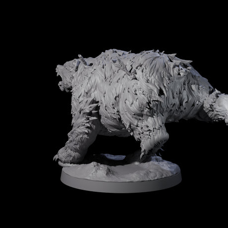 Battle Hardened Dire Bear B Miniature for Dungeons and Dragons, Pathfinder or other TTRPGs