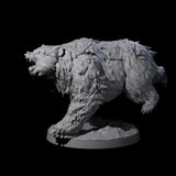Battle Hardened Dire Bear B Miniature for Dungeons and Dragons, Pathfinder or other TTRPGs