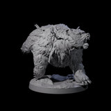Battle Hardened Dire Bear B Miniature for Dungeons and Dragons, Pathfinder or other TTRPGs