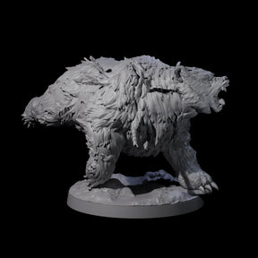 Battle Hardened Dire Bear B Miniature for Dungeons and Dragons, Pathfinder or other TTRPGs