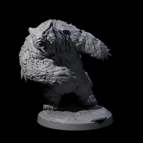 Battle Hardened Dire Bear C Miniature for Dungeons and Dragons, Pathfinder or other TTRPGs