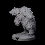 Battle Hardened Dire Bear C Miniature for Dungeons and Dragons, Pathfinder or other TTRPGs
