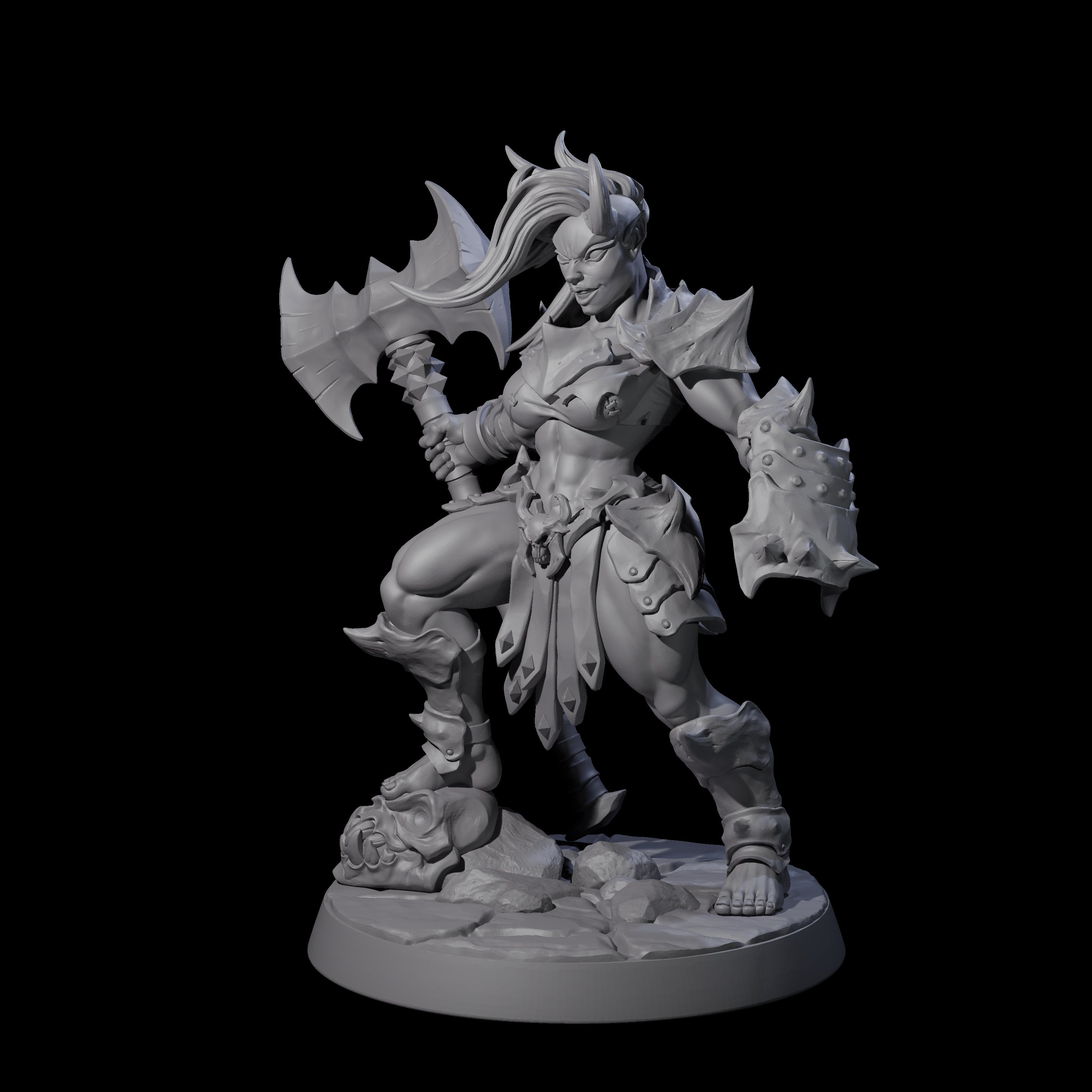 Battle Ready Succubus Miniature for Dungeons and Dragons, Pathfinder or other TTRPGs