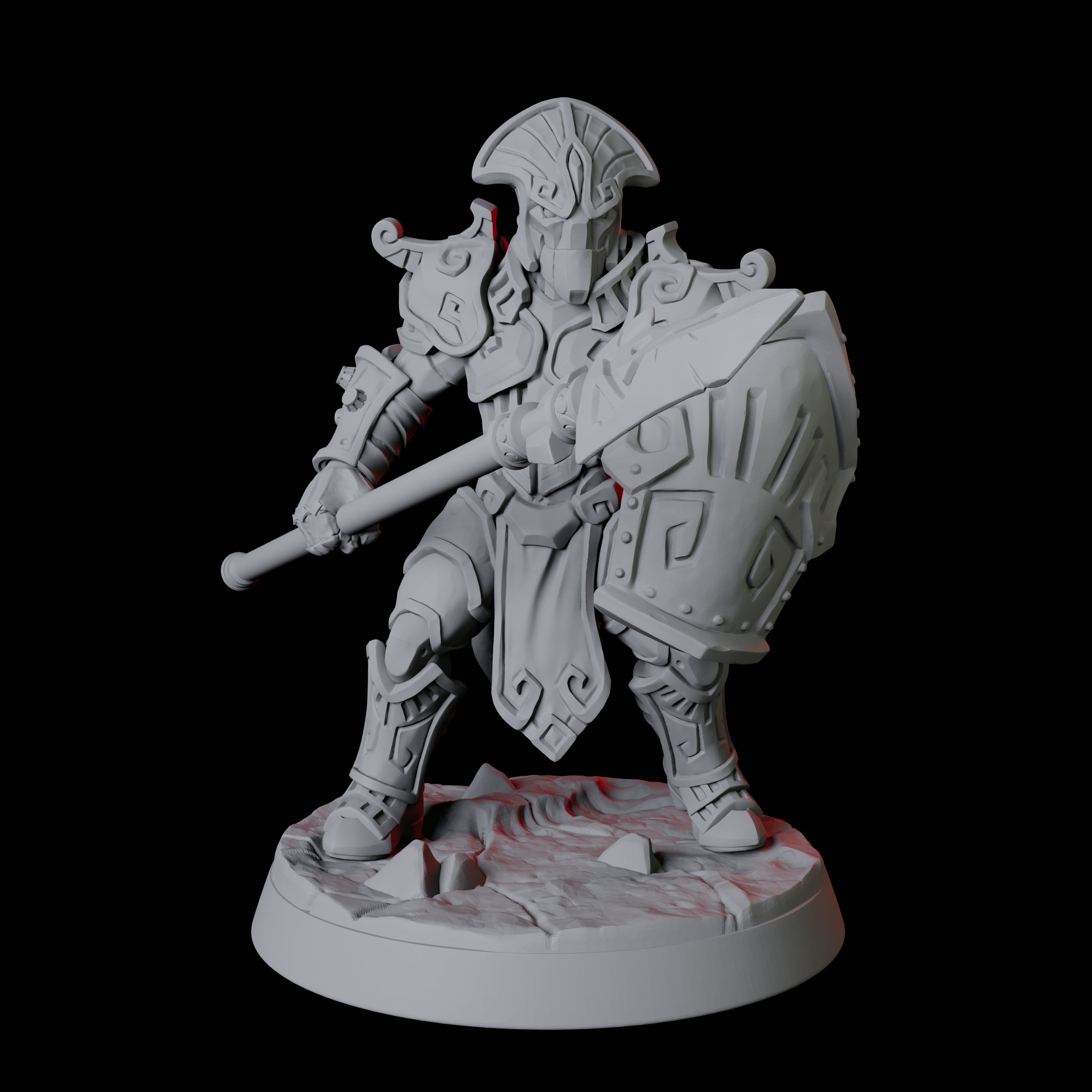 Battle-Ready Warforged Army Miniature for Dungeons and Dragons, Pathfinder or other TTRPGs