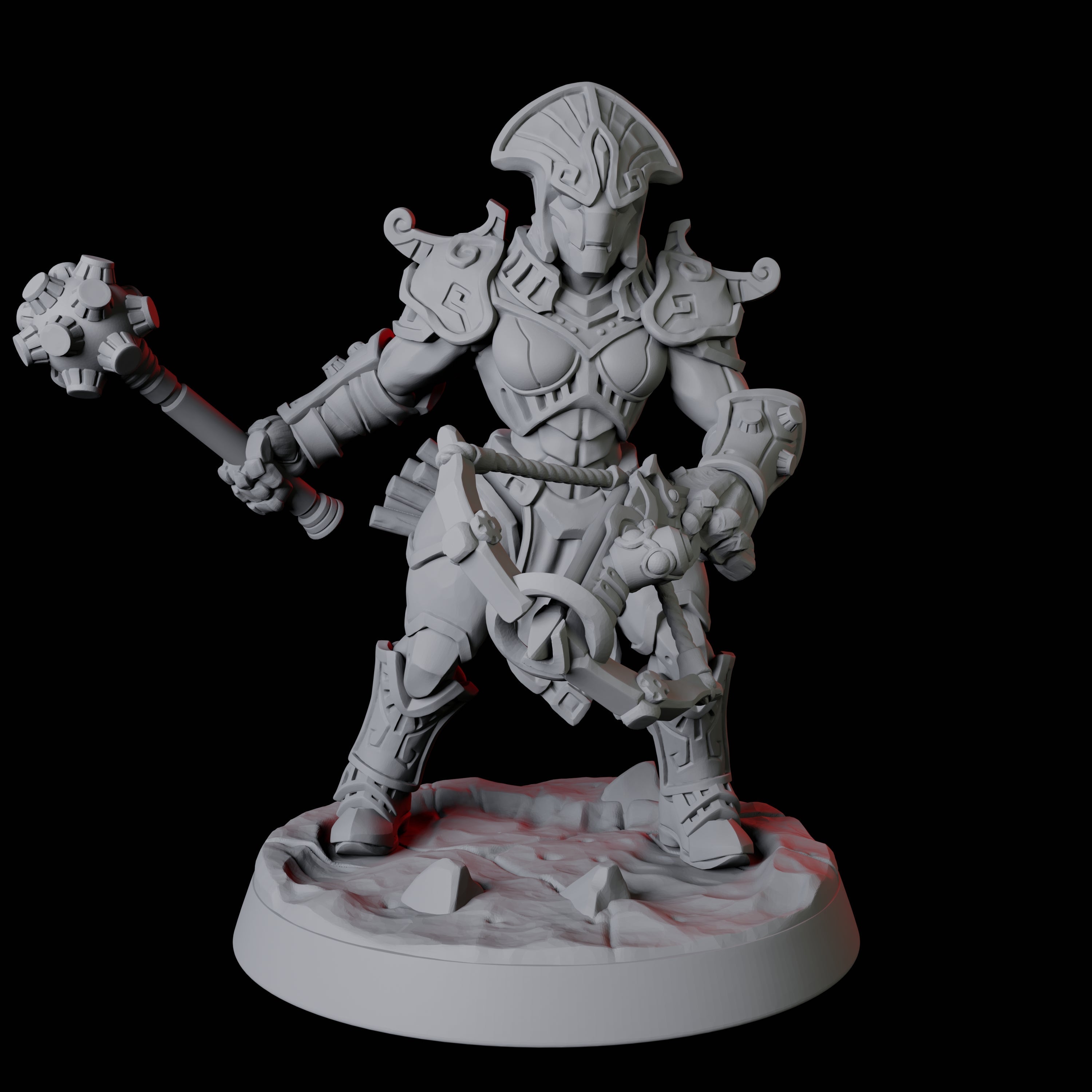 Battle-Ready Warforged Army Miniature for Dungeons and Dragons, Pathfinder or other TTRPGs