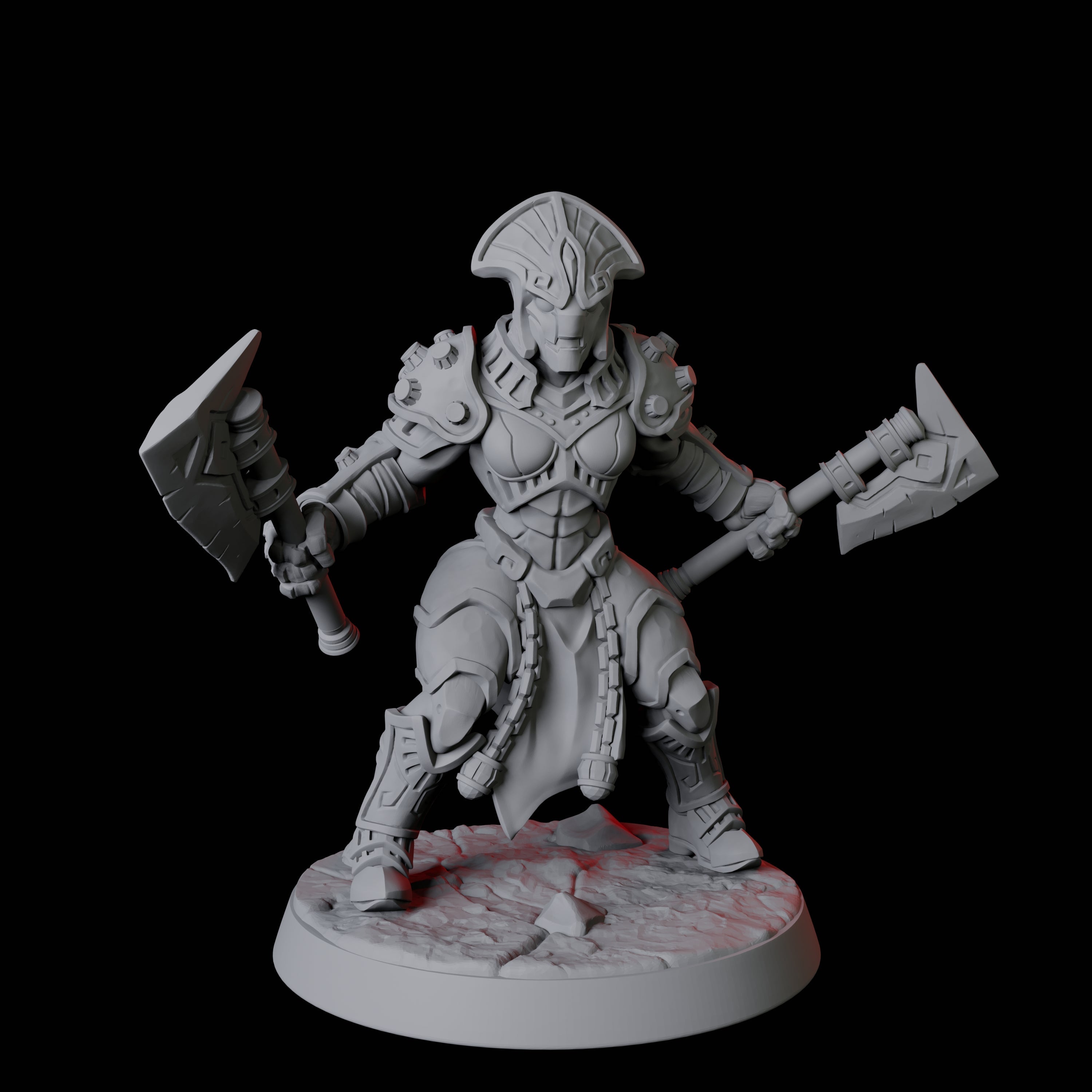 Battle-Ready Warforged Army Miniature for Dungeons and Dragons, Pathfinder or other TTRPGs