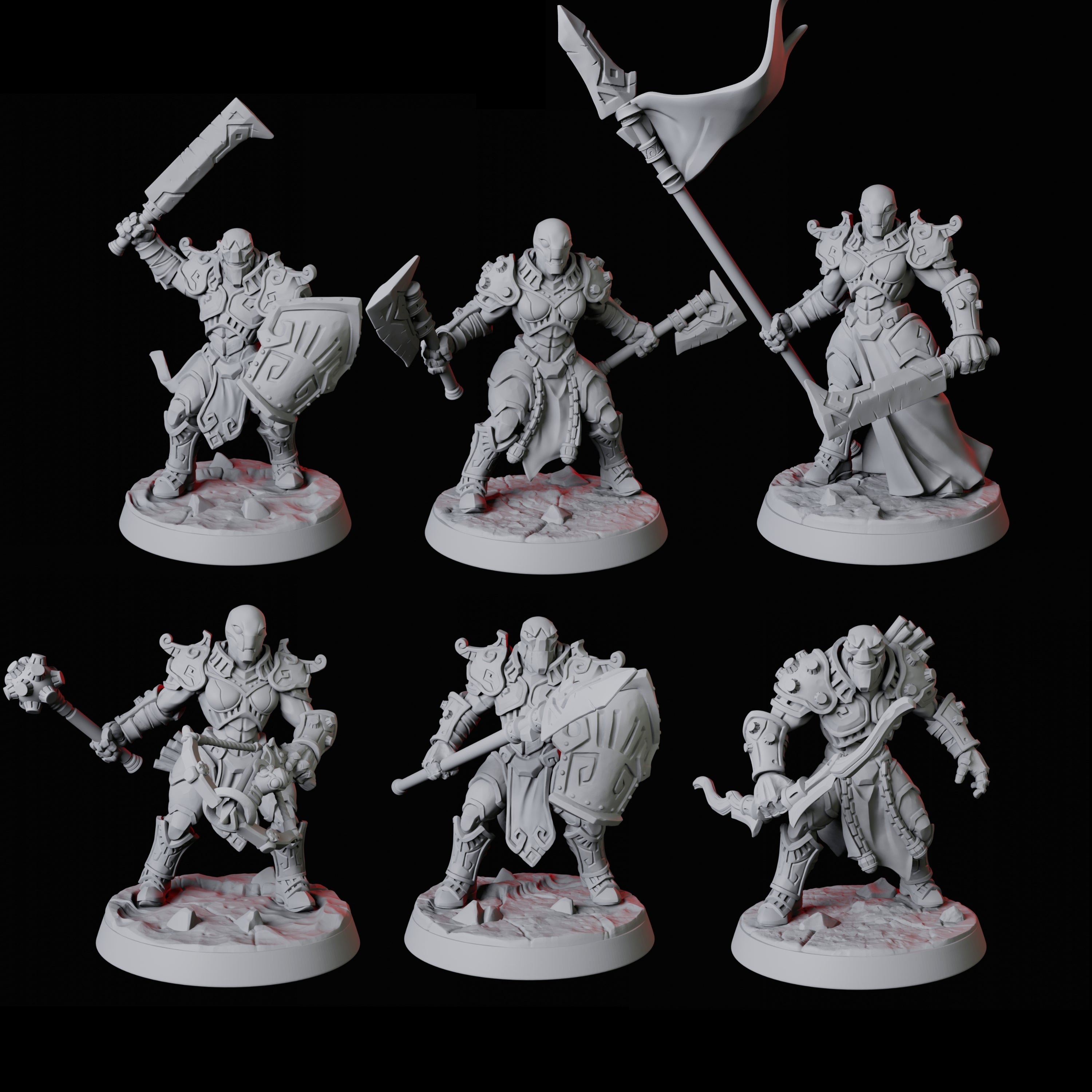 Battle-Ready Warforged Army Miniature for Dungeons and Dragons, Pathfinder or other TTRPGs