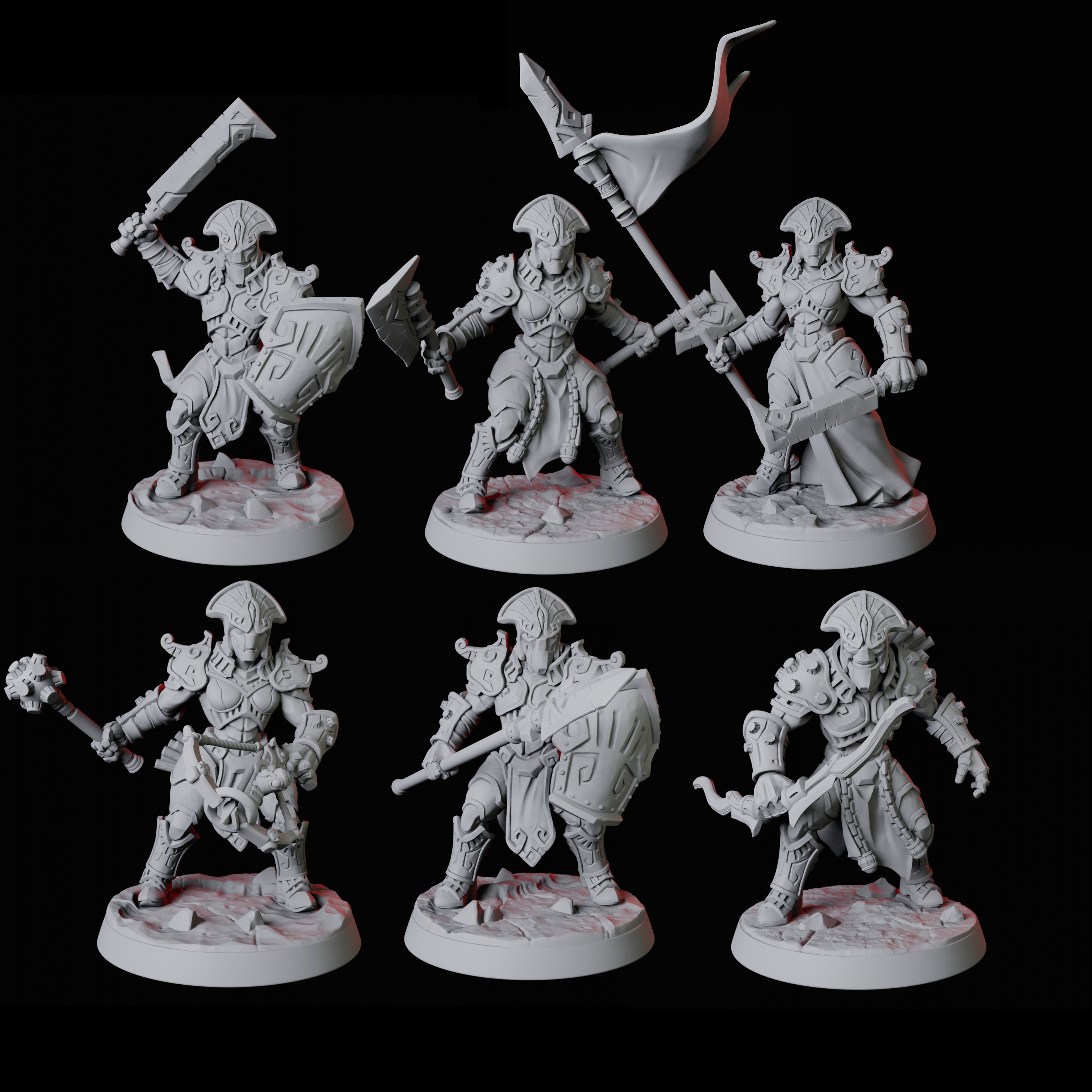 Battle-Ready Warforged Army Miniature for Dungeons and Dragons, Pathfinder or other TTRPGs