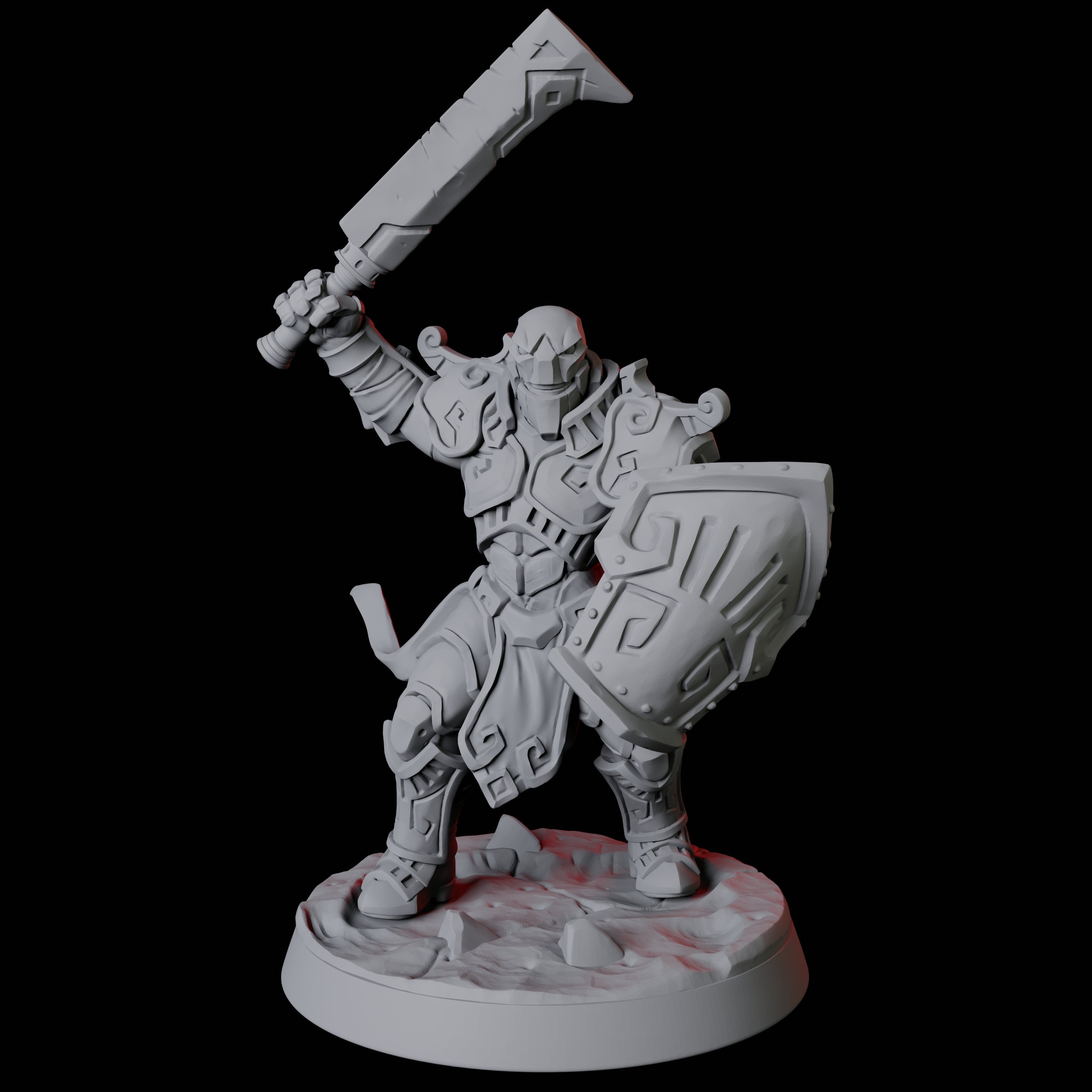 Battle-Ready Warforged Army Miniature for Dungeons and Dragons, Pathfinder or other TTRPGs