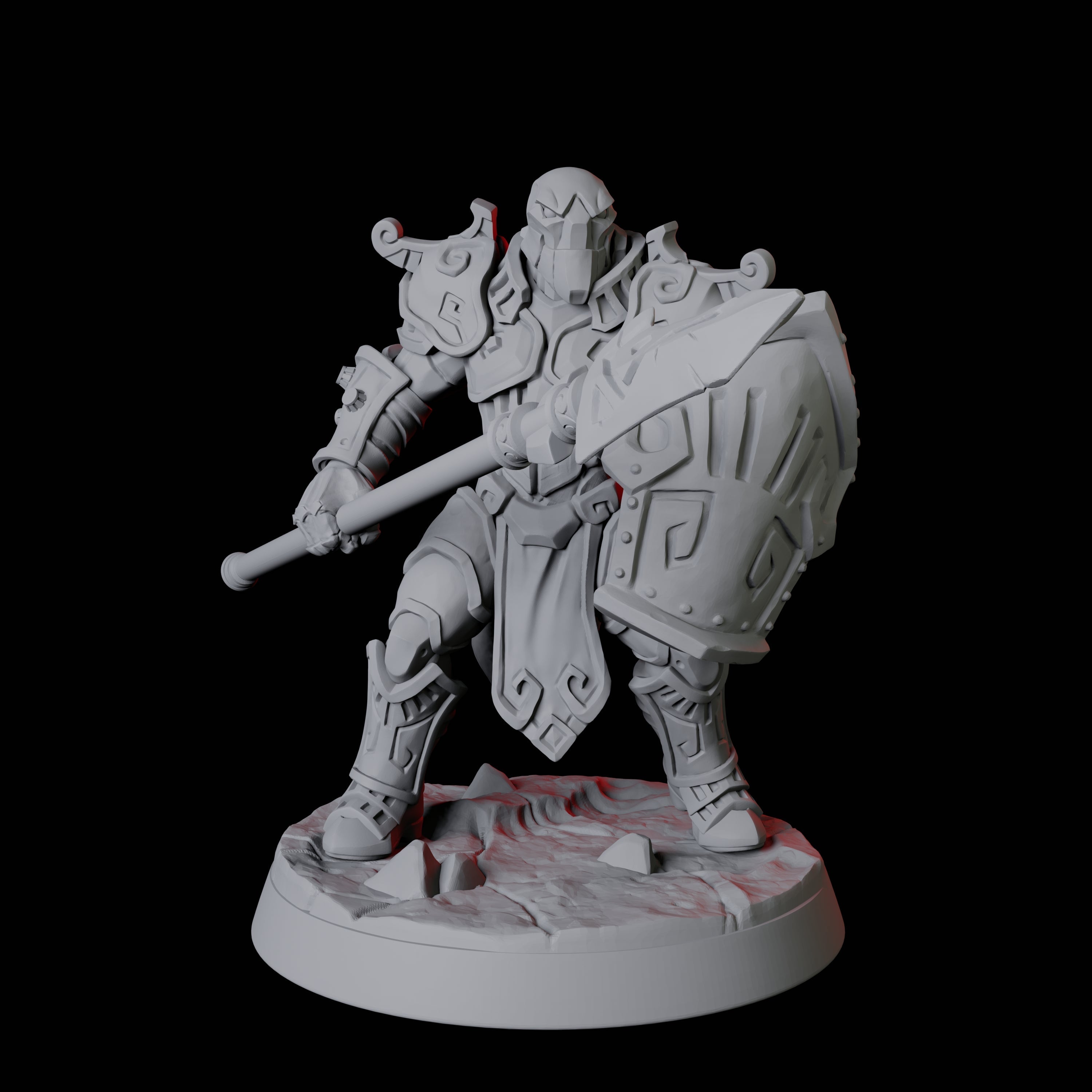 Battle-Ready Warforged Army Miniature for Dungeons and Dragons, Pathfinder or other TTRPGs