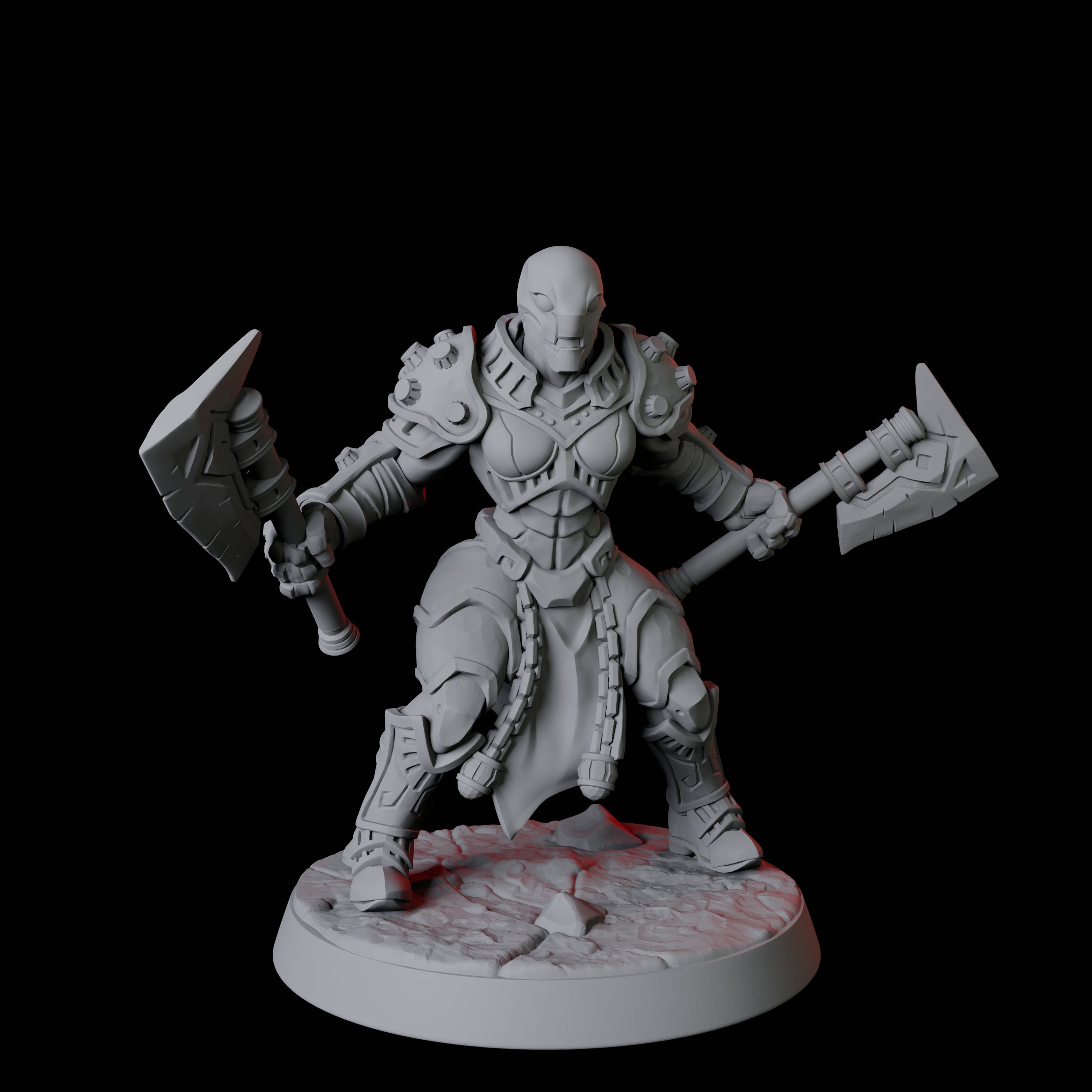 Battle-Ready Warforged Army Miniature for Dungeons and Dragons, Pathfinder or other TTRPGs