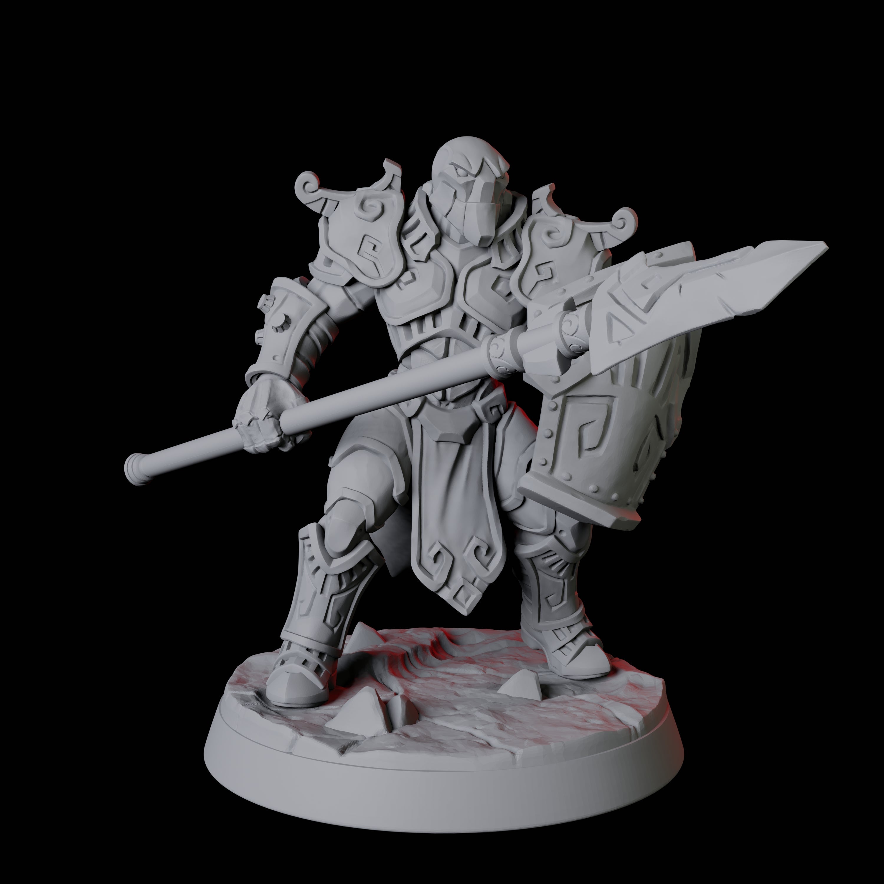 Battle-Ready Warforged B Miniature for Dungeons and Dragons, Pathfinder or other TTRPGs