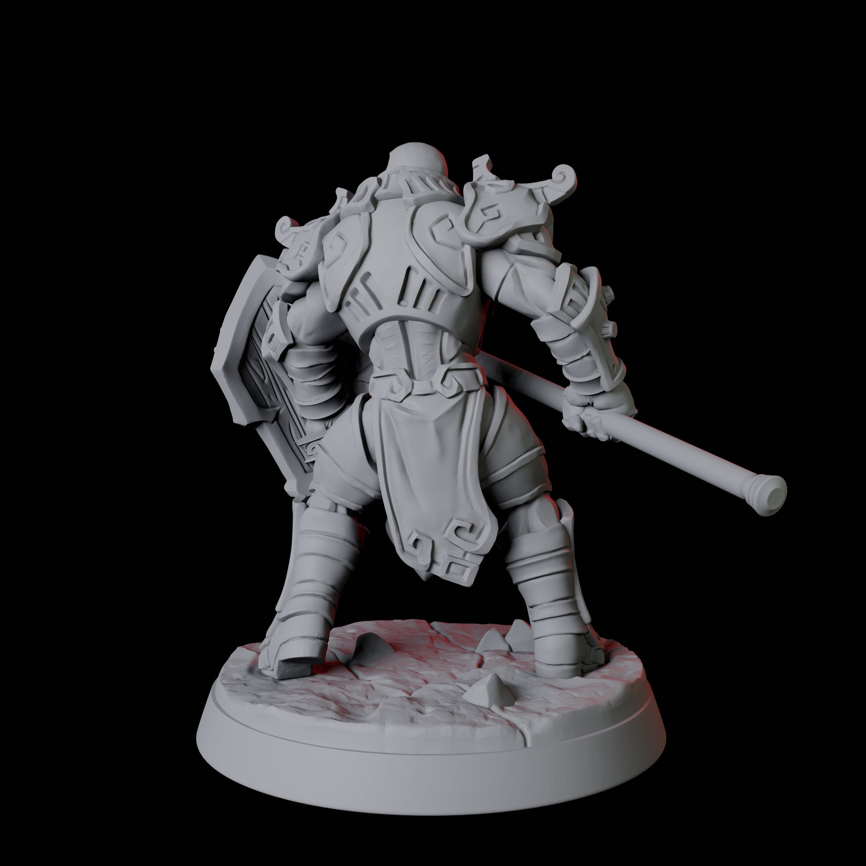 Battle-Ready Warforged B Miniature for Dungeons and Dragons, Pathfinder or other TTRPGs