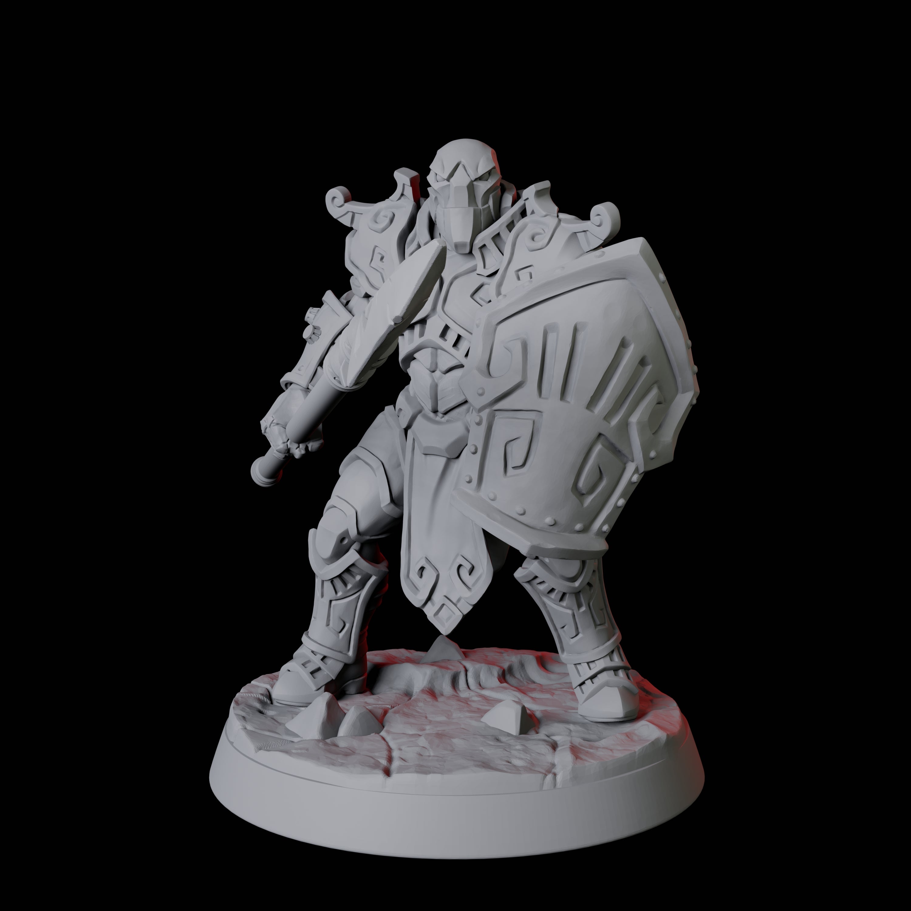 Battle-Ready Warforged B Miniature for Dungeons and Dragons, Pathfinder or other TTRPGs