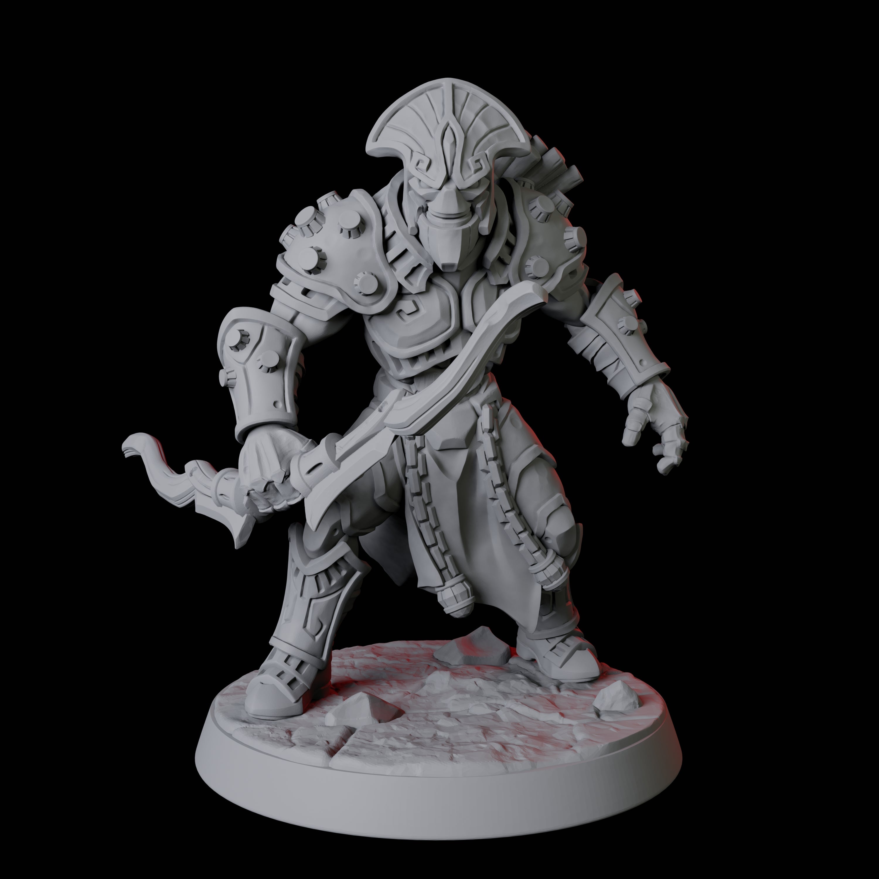 Battle-Ready Warforged C Miniature for Dungeons and Dragons, Pathfinder or other TTRPGs