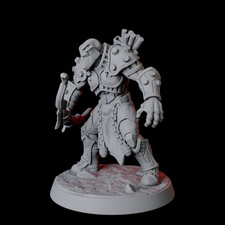 Battle-Ready Warforged C Miniature for Dungeons and Dragons, Pathfinder or other TTRPGs