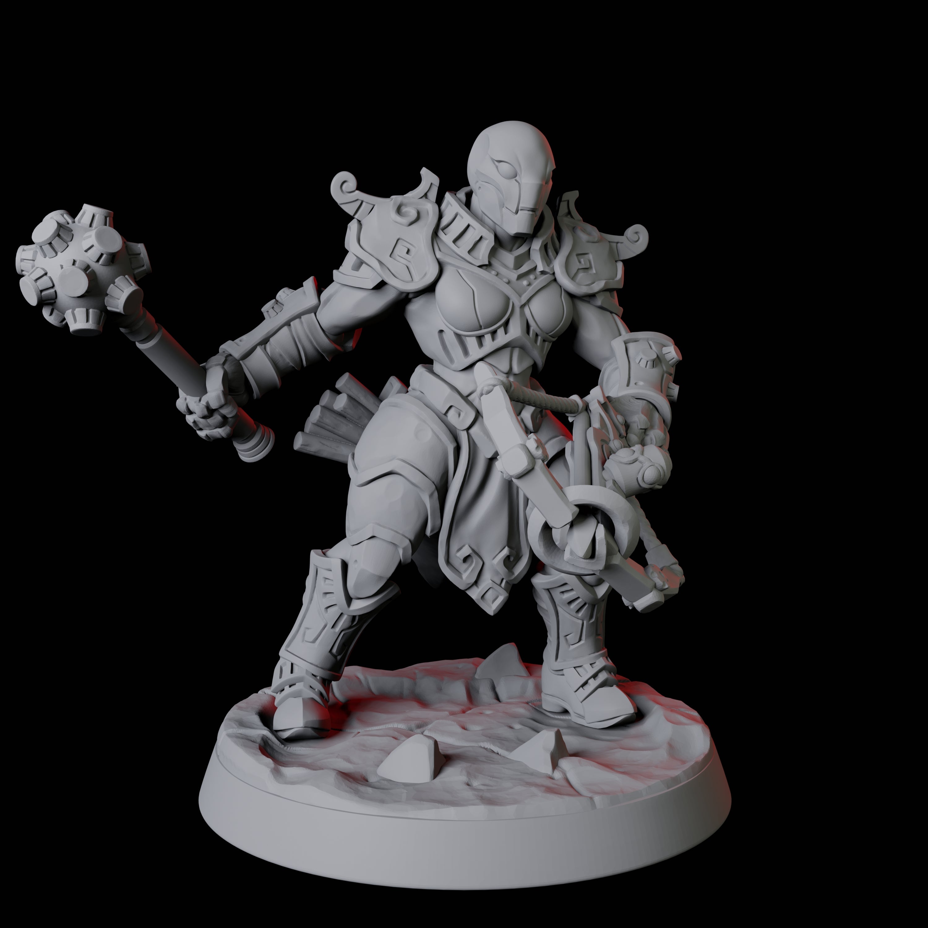 Battle-Ready Warforged D Miniature for Dungeons and Dragons, Pathfinder or other TTRPGs