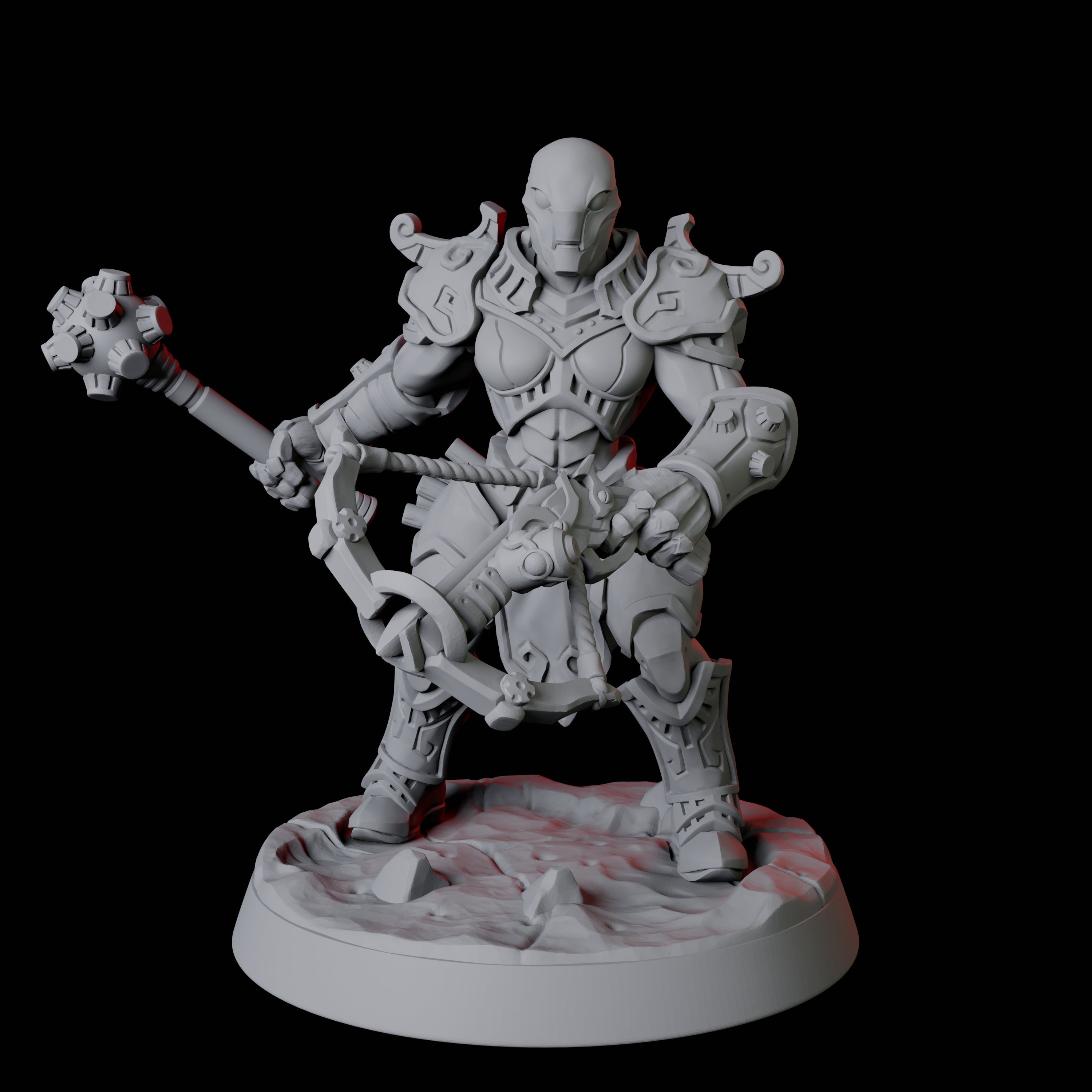 Battle-Ready Warforged D Miniature for Dungeons and Dragons, Pathfinder or other TTRPGs