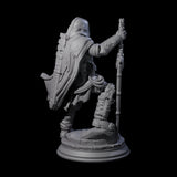 Battle Weary Warrior Miniature for Dungeons and Dragons, Pathfinder or other TTRPGs