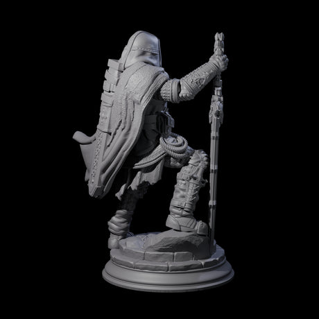 Battle Weary Warrior Miniature for Dungeons and Dragons, Pathfinder or other TTRPGs