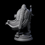 Battle Weary Warrior Miniature for Dungeons and Dragons, Pathfinder or other TTRPGs