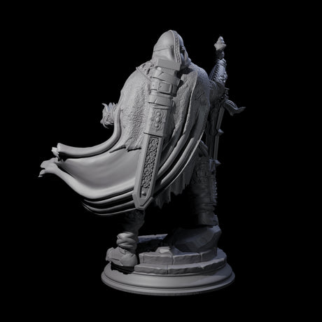 Battle Weary Warrior Miniature for Dungeons and Dragons, Pathfinder or other TTRPGs