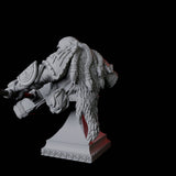 Battlehammer Dwarf Bust Miniature for Dungeons and Dragons, Pathfinder or other TTRPGs