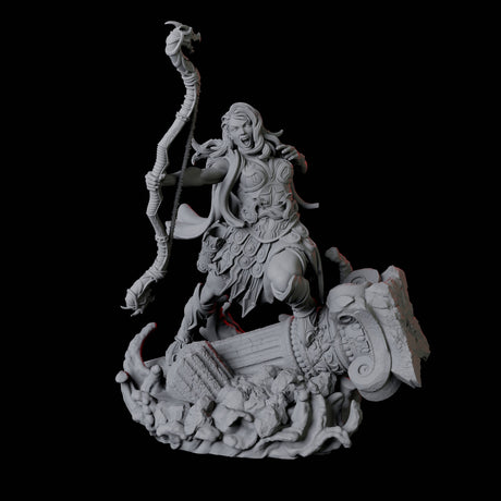 Battlemaiden Giantess A Miniature for Dungeons and Dragons, Pathfinder or other TTRPGs