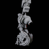 Battlemaiden Giantess B Miniature for Dungeons and Dragons, Pathfinder or other TTRPGs
