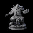 Battlescarred Ogre Captain Miniature for Dungeons and Dragons, Pathfinder or other TTRPGs